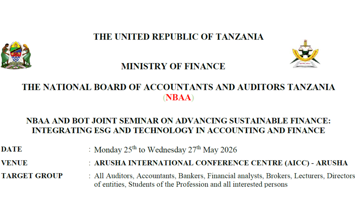 NBAA and BOT Joint Seminar on Advancing Sustainable Finance: Integrating ESG and Technology in Accounting and Finance